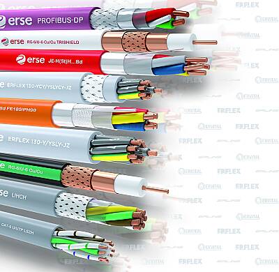 Erse 1x2x0,80+0,80 JE-H(st)H FE-180 Yangın Kablosu H.Free (Metrajlı) - 1