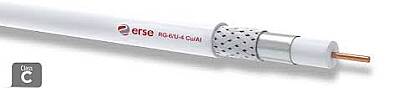 Erse RG6 U4 Cu/Al Anten Kablosu Halogen Free (Metrajlı) - 1