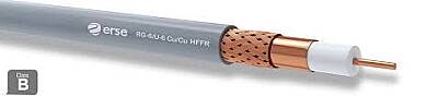 Erse RG6 U6 Cu/Cu Anten Kablosu Halojen Free (Metrajlı) - 1