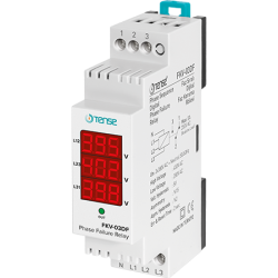Tense FKV-03DF V-Otomat Tip Dijital Faz Koruma Rölesi - Tense Elektronik