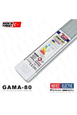 GAMA-80 Led Armatür Kristal Cam 80W Beyaz 10 Adet - 2