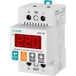 Tense GKE-40 Monofaze Dijital Aşırı-Düşük Gerilim Kontrol Rölesi - Tense Elektronik