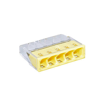 Gwest 3504 GW 2,5-5 GEÇMELİ BUAT KLEMENS SARI 100 Adet - 1