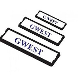 GWEST 1530 GPET 3 PANO ETİKET TAŞIYICI 17X75 mm (25 Adet) - Gwest