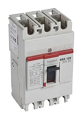 Legrand 027220 DRX125 3x63A Sabit Termik manyetik şalter - 1