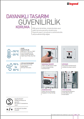 Legrand 027220 DRX125 3x63A Sabit Termik manyetik şalter - 4