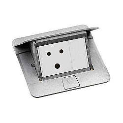 Legrand 054010 POP-UP 3 Modül Donatılabilir Masa Veya Döşeme Altı Buat, Mat Alüminyum - 2