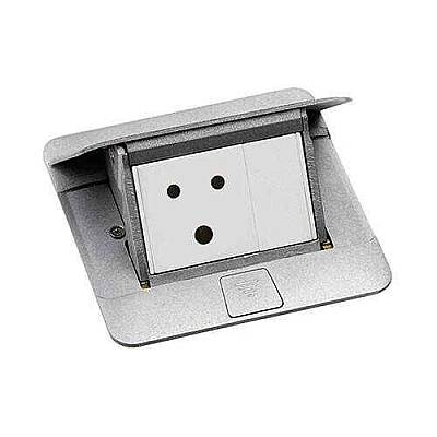 Legrand 054010 POP-UP 3 Modül Donatılabilir Masa Veya Döşeme Altı Buat, Mat Alüminyum - 2