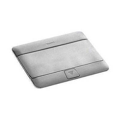 Legrand 054010 POP-UP 3 Modül Donatılabilir Masa Veya Döşeme Altı Buat, Mat Alüminyum - 3