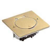 Legrand 089710 IP44 Döşeme Prizi Bronz 2M Kare - 1