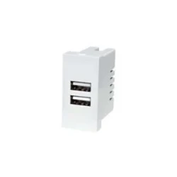 Mutlusan 45x22,5 U2’Lİ USB Şarj Prizi 5V 2,1A 888 049 050062 - Mutlusan