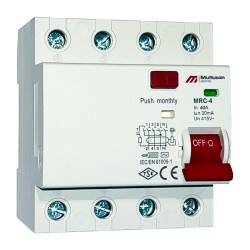 Mutlusan 4x63 Amper 30mA Kaçak Akım Rolesi MRC06-403063 - 1
