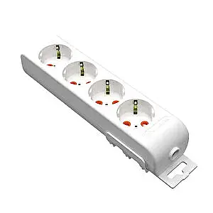 Mutlusan Dörtlü Topraklı Grup Priz Çocuk Korumalı Kablosuz - 1