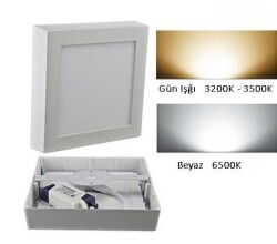 Noas 24 Watt Sıva Üstü Kare LED Panel 3200K Günışığı - 2
