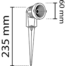 Noas Bahçe Çim Armatürü 5W Yeşil - 4