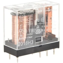 Omron 12V 5A Çift Kontak Omron Röle (8 PİN ) - G2R-2 - OMRON