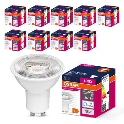 Osram 4,5W GU10 6500K Beyaz 10 Adet - 1