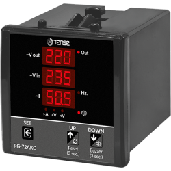 Tense RG-72AKC Dijital Voltmetre (Regülatörler için servo ve akım kontrolü) 1V - 300V AC (50/60 Hz) - Tense Elektronik