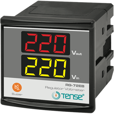Tense RG-72EB Kornalı Dijital Voltmetre (Regülatörler için) 3V - 300V AC (50/60 Hz) - 1