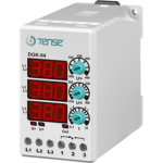 Tense DGK-04 Dijital Aşırı-Düşük Ayarlı Trifaze Gerilim Kontrol Rölesi - Tense Elektronik