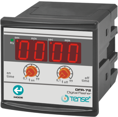 Tense DFR-72 2×2 Led Display Ekranlı Analog Ayarlı Dijital Flaşör Rölesi - 1