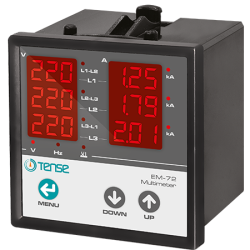 Tense EM-72 Multimetre 72x72 mm - Tense Elektronik