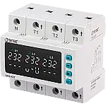 Tense GKE-100T Digital Trifaze Gerilim Ve Akım Koruma Rolesi DİREKT 100A - 1