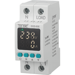Tense GKE-63E Monofaze Gerilim-Akım Koruma Rölesi (63A) - Tense Elektronik