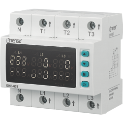 Tense GKE-63T Trifaze Gerilim ve Akım Koruma Rölesi (63A) - Tense Elektronik