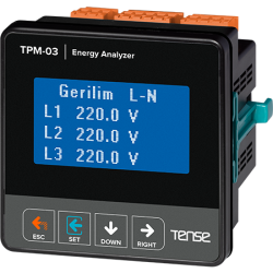 Tense TPM-03 Şebeke Analizörü - Tense Elektronik