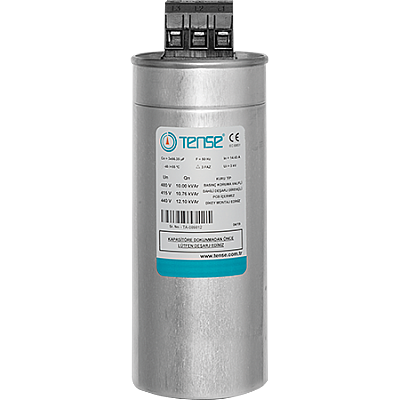 Tense TTK-12,5 Trifaze Kondansatör 12,5 kVAr - 1