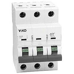 Viko 4VTB-3C63 Otomatik Sigorta 4,5kA C tipi 3x63A - 1