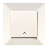 Viko Meridian Light Anahtarı - Beyaz (Çerçeve Hariç) 90967003 - 1