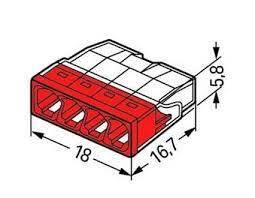 Wago 2273-204 100 Adet 4x2 5mm2 Buat Klemensi - 2