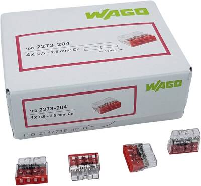 Wago 2273-204 100 Adet 4x2 5mm2 Buat Klemensi - 3